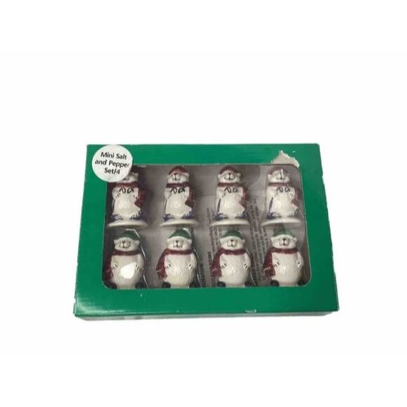 Pfaltzgraff Other - Pfaltzgraff The Snow Bear Collection 8 Individual Mini Salt & Pepper Shakers